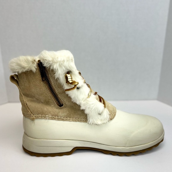 Sperry Womens Maritime Repel Suede Waterproof Side Zip Boots 84000 Sz 9.5M Nice! - Picture 6 of 11